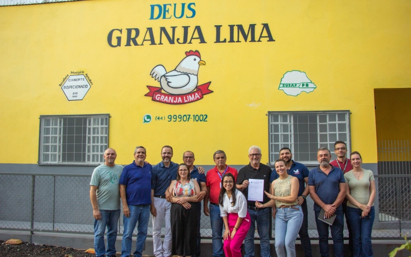 Granja Lima é a quarta empresa cianortense a conquistar o selo SUSAF