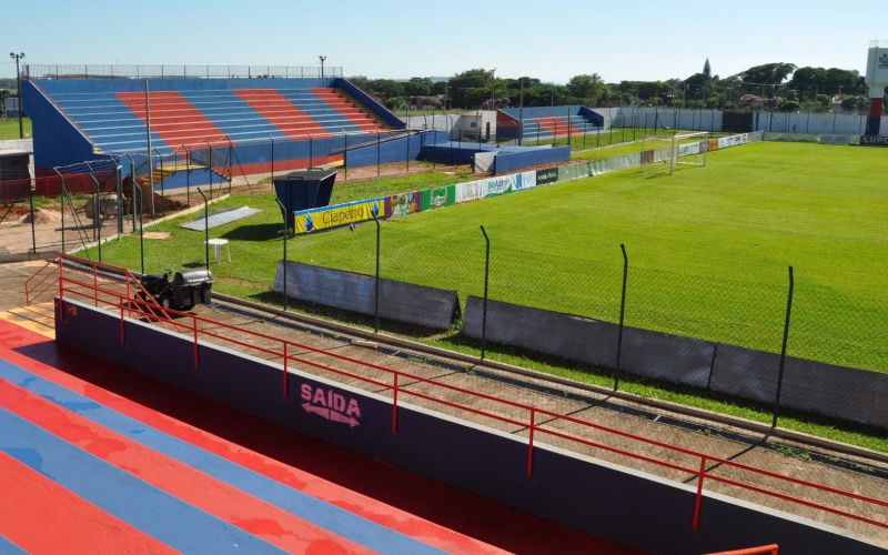 Estádio Albino Turbay recebe melhorias estruturais
