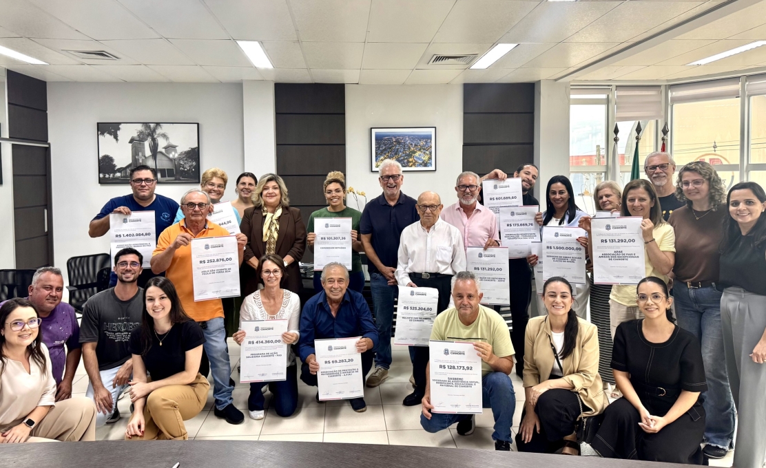Prefeitura de Cianorte assina convênios de mais de R$ 6,4 milhões com entidades assistenciais