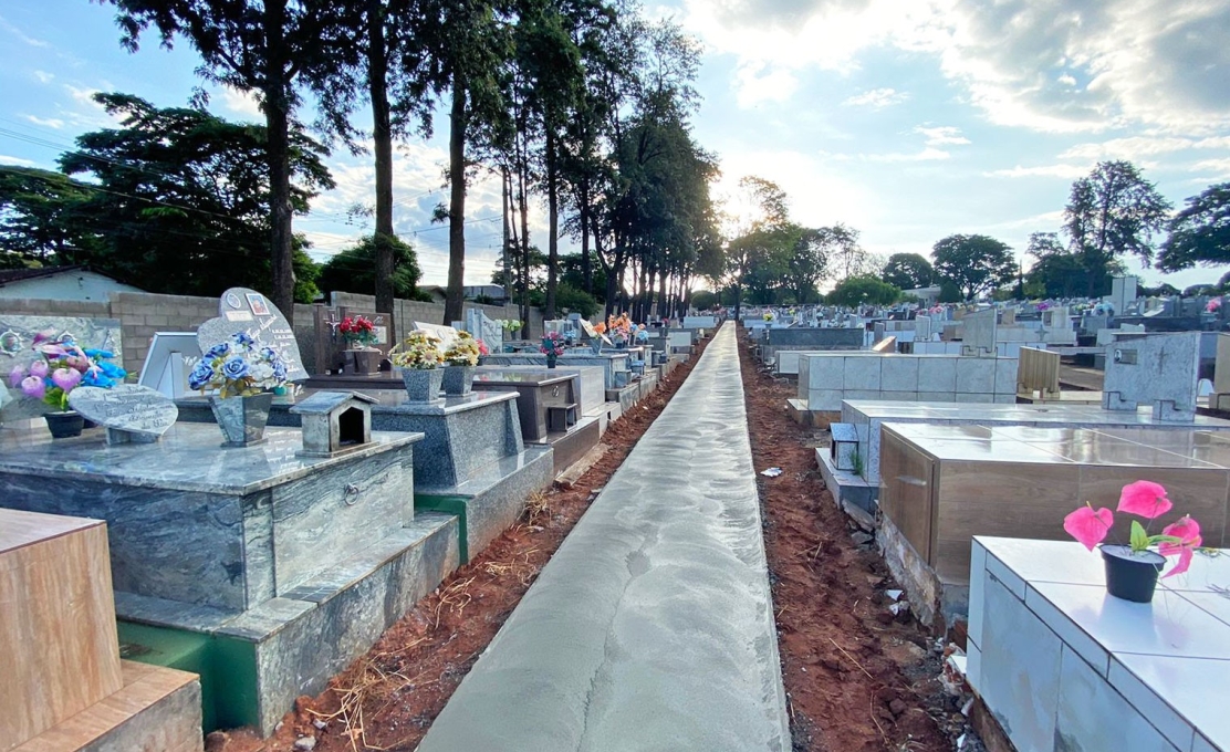 Avançam as obras de acessibilidade no Cemitério Municipal