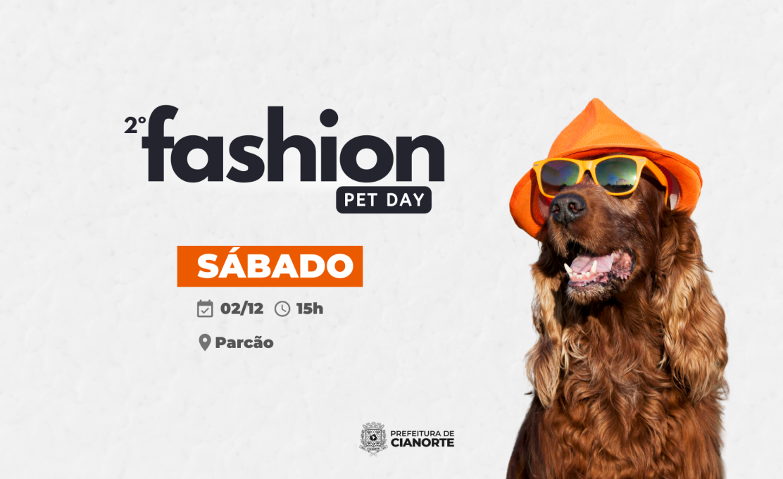 Sábado tem 2º Fashion Pet Day no ParCão