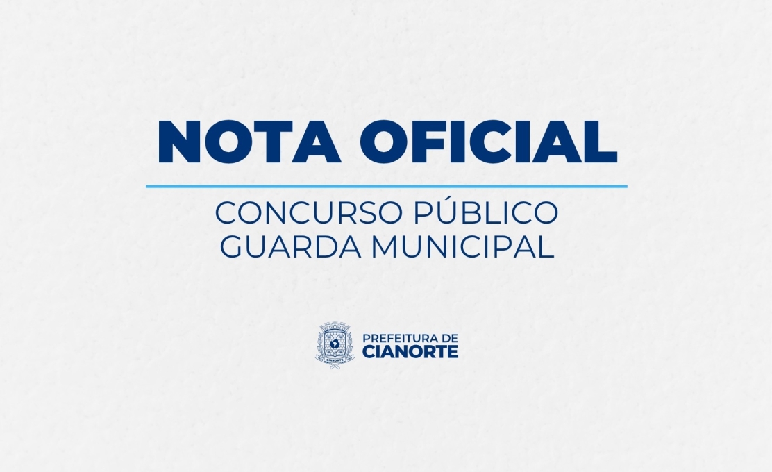 NOTA OFICIAL - Revogação do Concurso Público nº 03/2024