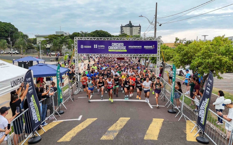1ª Etapa do Circuito de Corridas de Rua reúne atletas de 32 municípios em Cianorte 