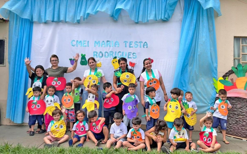 CMEI Maria Testa Rodrigues promove Semana da Alimentação Saudável