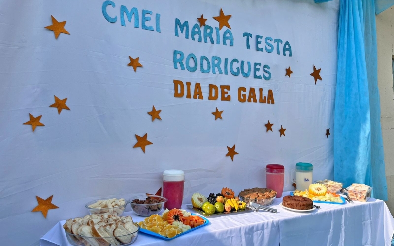 Dia de Gala marca comemorações no CMEI Maria Testa Rodrigues  