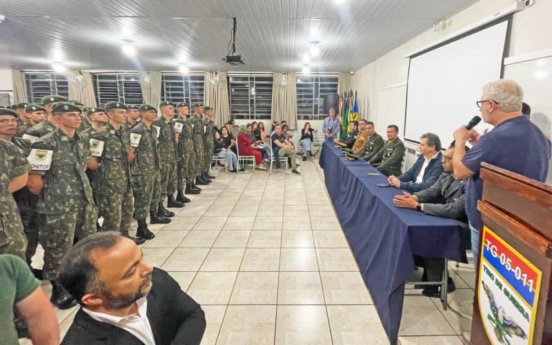 Tiro de Guerra de Cianorte realiza a formatura de sua 54ª turma