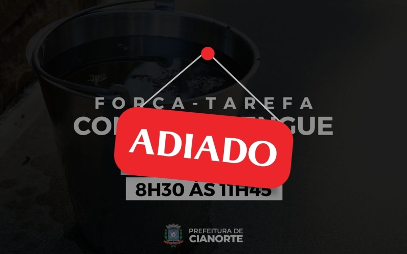 Força-tarefa contra a dengue é adiada