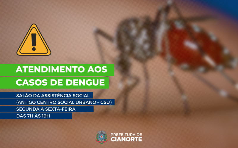 Prefeitura amplia atendimento aos casos de dengue
