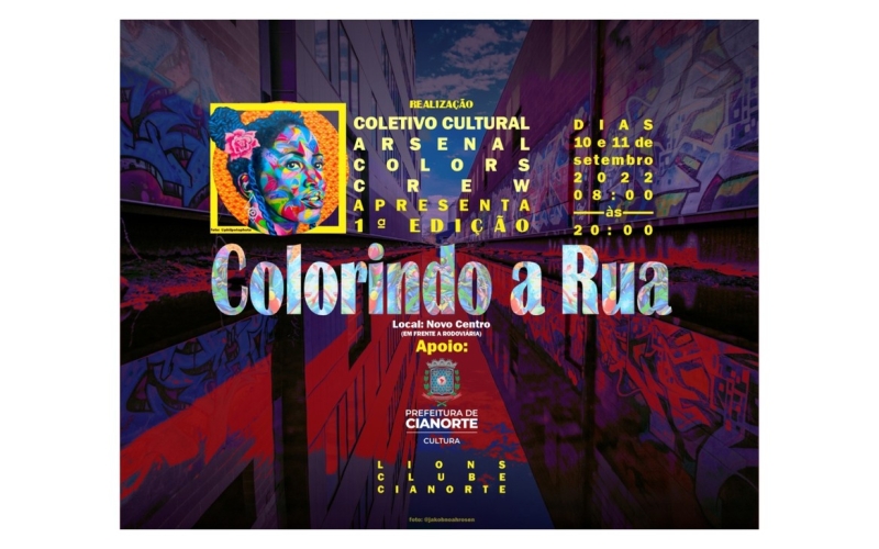 Fim de semana tem programação alusiva ao hip hop em Cianorte