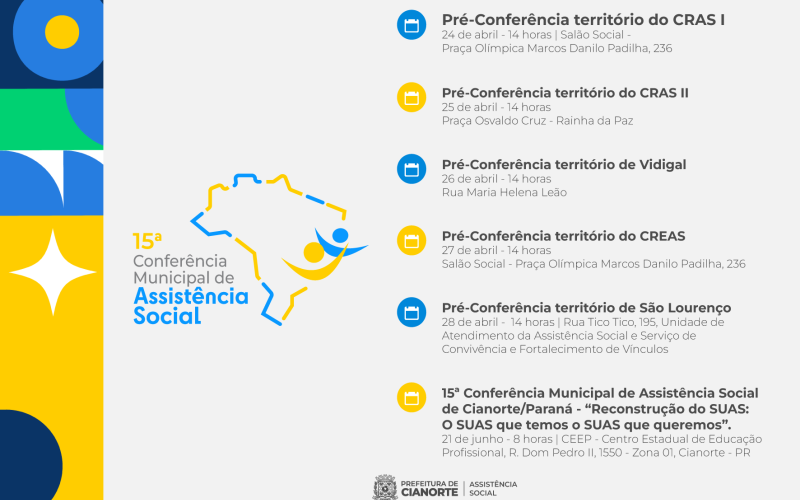 Terça-feira tem pré-conferência de Assistência Social do CRAS II