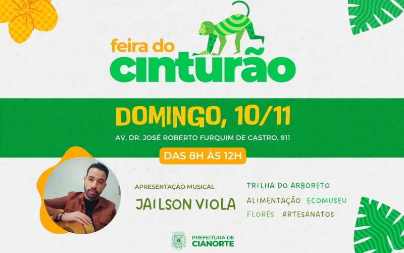 Domingo tem Feira do Cinturão em Cianorte