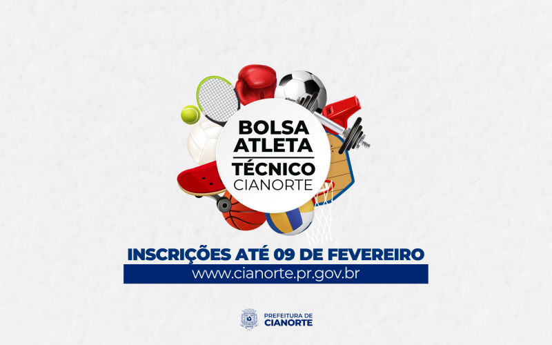 Secretaria de Esporte abre inscrições para o Bolsa Atleta, Paratleta e Técnico 2024