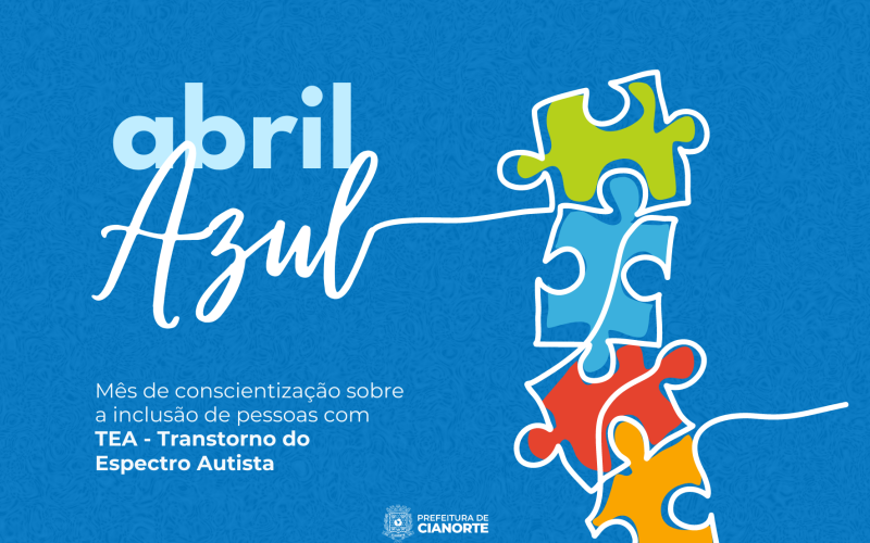 Cianorte tem programação especial para o mês de conscientização sobre autismo