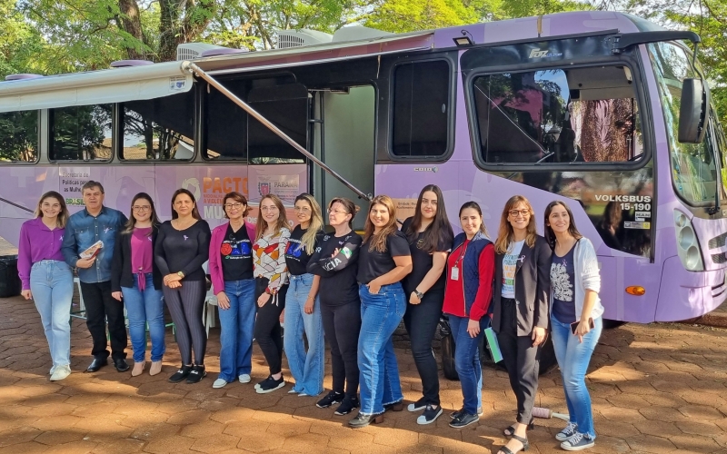 Ônibus Lilás lança campanha de prevenção e enfrentamento à violência contra mulher