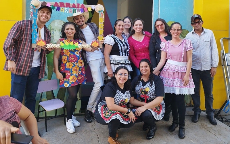 Secretaria de Assistência Social realiza arraiá para as famílias