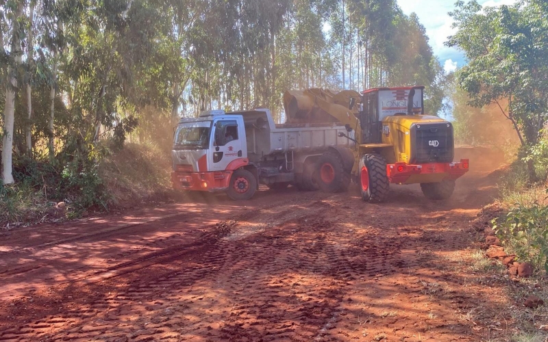 Começam as obras de pavimentação da Estrada da Lorenz