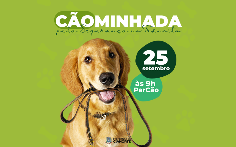 Cãominhada promete movimentar o domingo em Cianorte