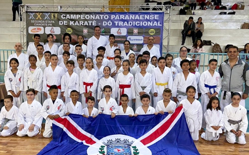 XXXII Campeonato Paranaense de Karatê-Do Tradicional é realizado em Cianorte