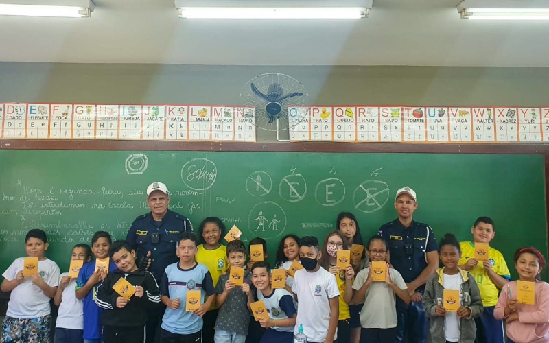  Projeto Educar para o Trânsito leva lições a 550 alunos
