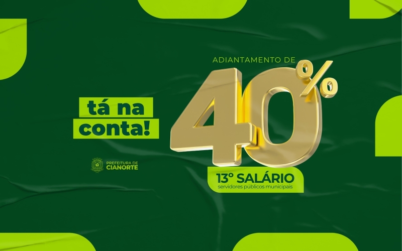 Prefeitura e Capseci antecipam a primeira parcela do 13º salário