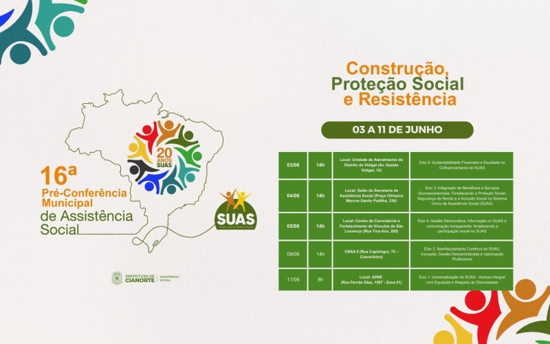 Cianorte inicia ciclo de pré-conferências para debater o futuro da assistência social