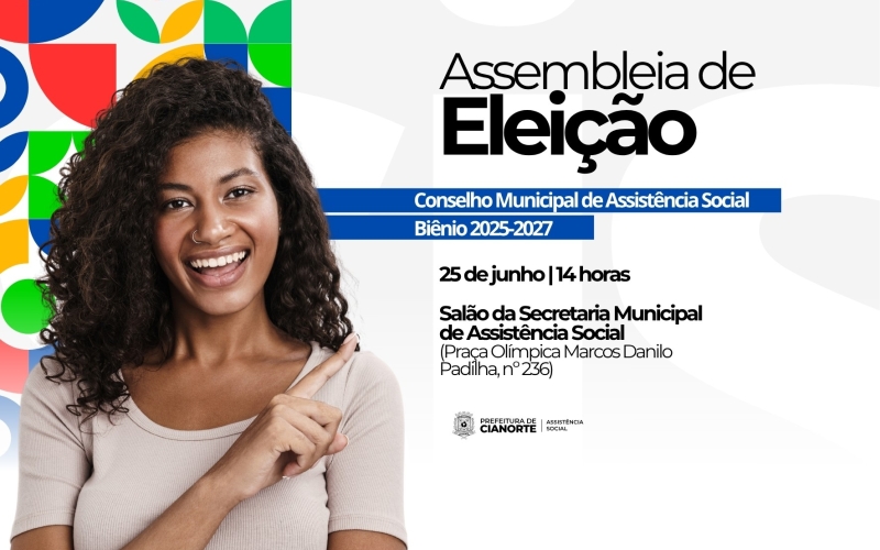Conselho Municipal de Assistência Social convoca eleição para sua nova composição