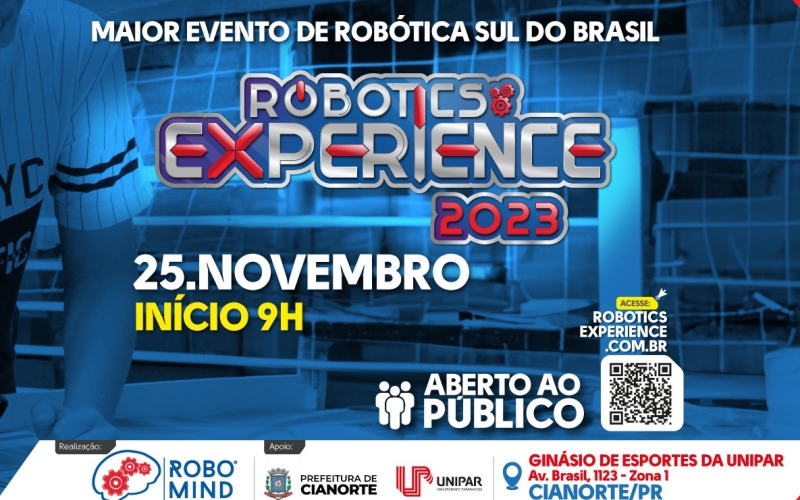 Sábado tem mostra de Robótica Educacional em Cianorte