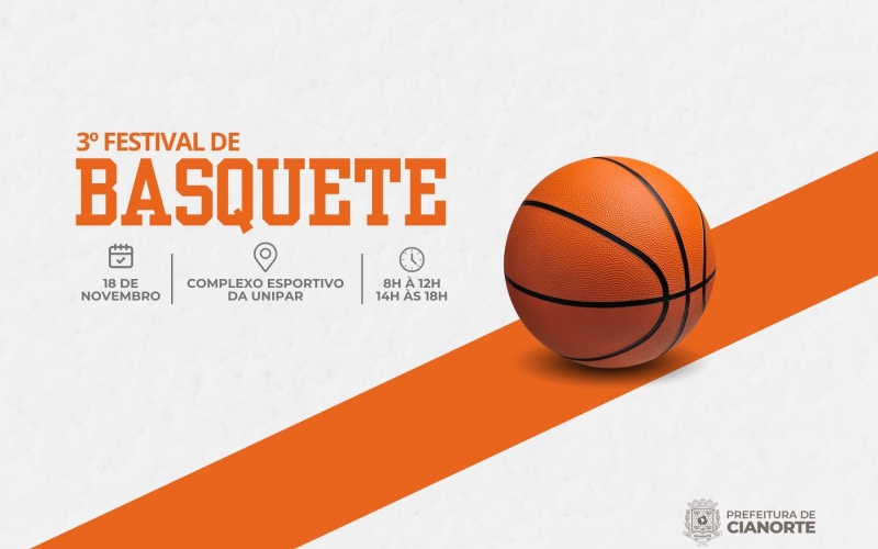 Festival de Basquete promete movimentar o sábado