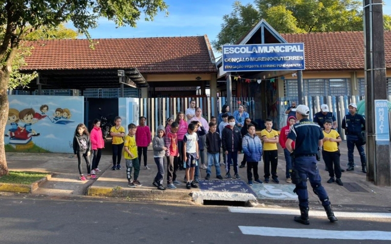 Diretran leva educação de trânsito a 3.260 alunos da Rede Municipal de Ensino