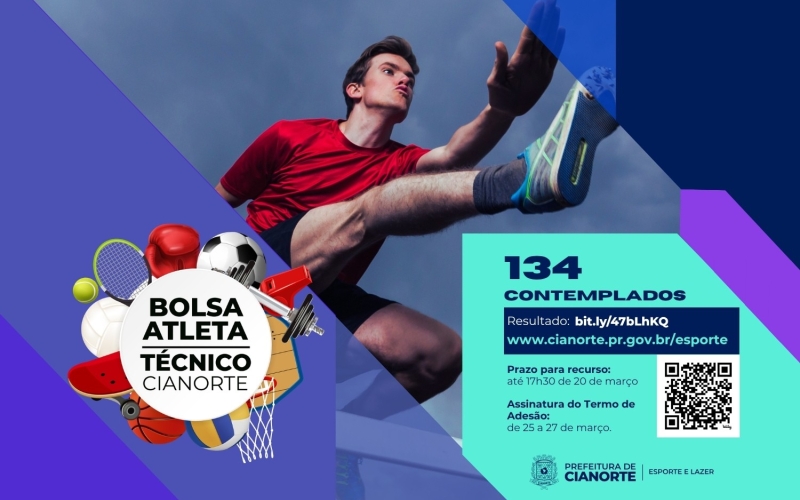 Bolsa Atleta, Paratleta e Técnico tem 134 contemplados em 2026