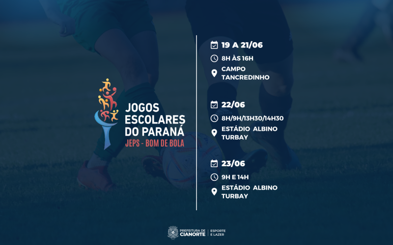 Jogos Escolares Bom de Bola movimentam a próxima semana