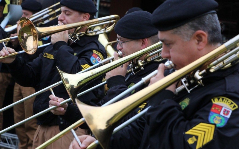 Cianorte recebe o concerto da Banda da Polícia Militar do Paraná