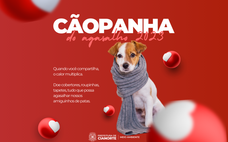 Cãopanha do Agasalho 2023 tem início na segunda-feira