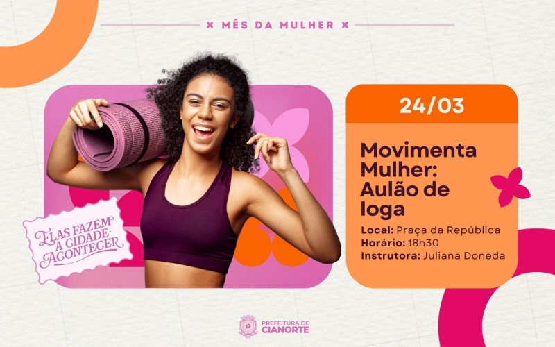 Terça-feira tem ioga na Praça da República