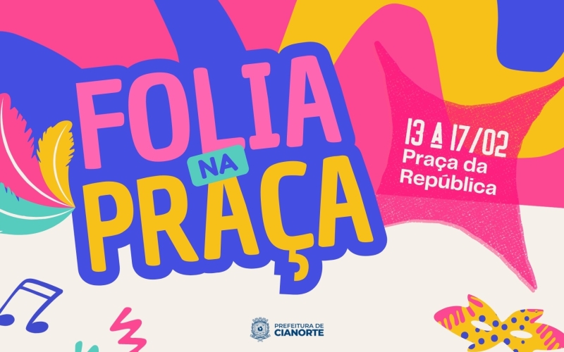 Programação de Carnaval começa nesta sexta-feira em Cianorte