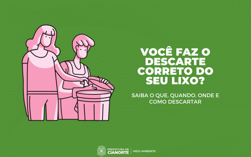 Prefeitura orienta sobre importância da separação do lixo