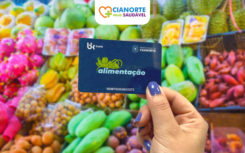 Cartão-alimentação é alternativa à cesta básica em Cianorte