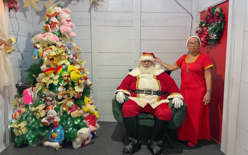 Crianças já podem visitar o bom velhinho na Casa do Papai Noel