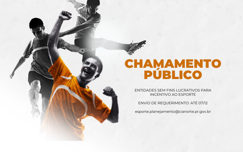 Credenciamento de entidades sem fins lucrativos no esporte termina nesta quinta-feira