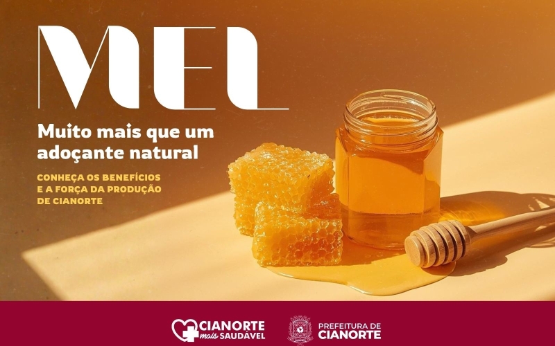Projeto “Cianorte Mais Saudável” destaca os benefícios do mel e a força da produção local