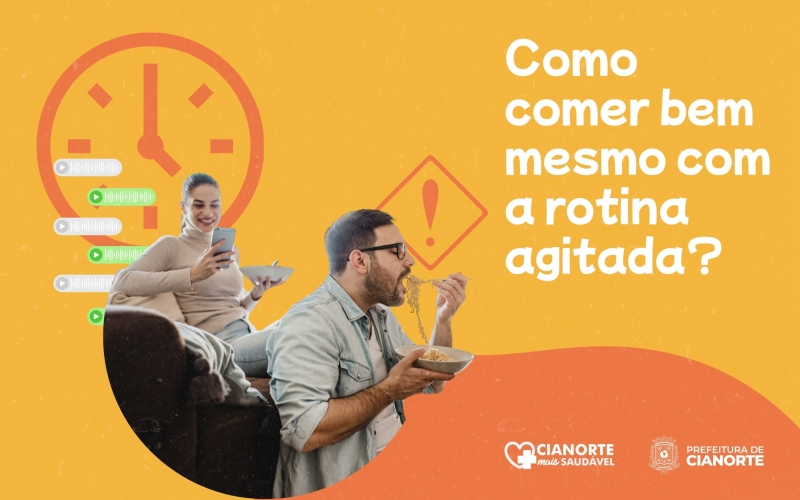 Como manter uma alimentação equilibrada mesmo com o dia a dia agitado