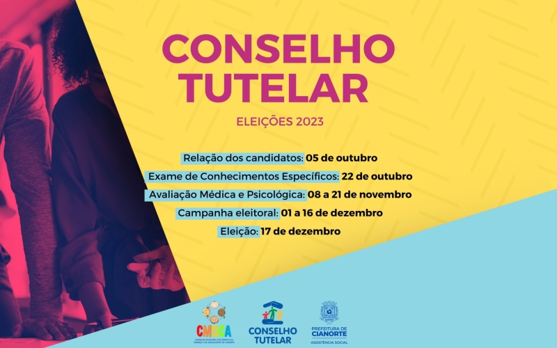 Conselho Tutelar de Cianorte terá eleição em 17 de dezembro