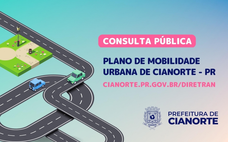 Consulta pública sobre a mobilidade urbana de Cianorte segue até o fim de maio