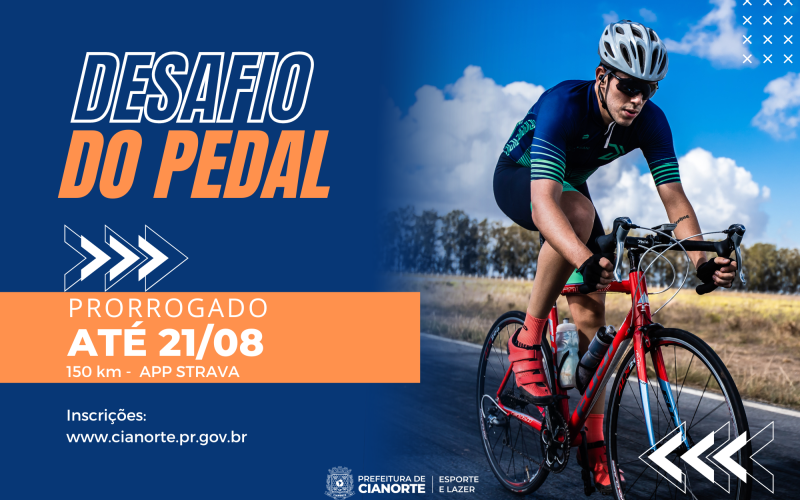 Conclusão do Desafio do Pedal é prorrogada até domingo