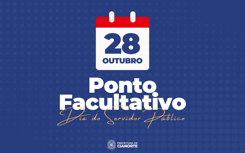 Prefeitura terá ponto facultativo nesta sexta-feira