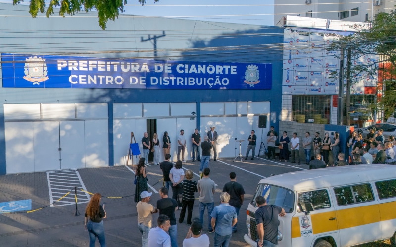 Prefeitura de Cianorte inaugura Centro de Distribuição