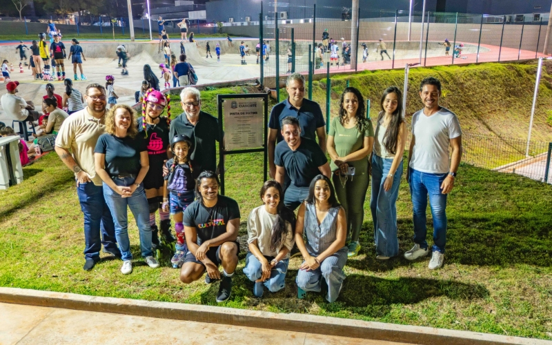 Pista de Patinação é inaugurada na Praça Olímpica Marcos Danilo Padilha 