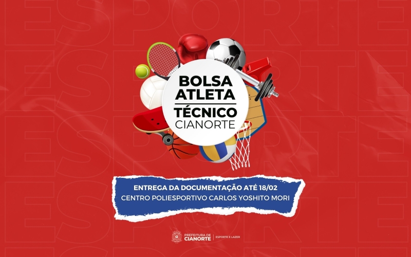 Inscritos na edição 2025 do Bolsa Atleta/Paratleta/Técnico devem entregar documentação 