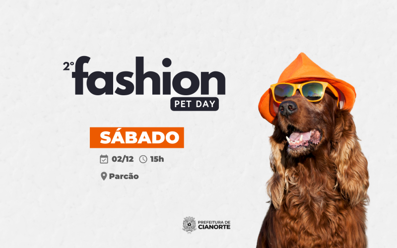 Sábado tem 2º Fashion Pet Day no ParCão