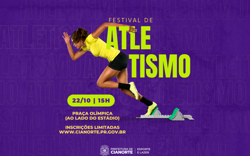 Festival busca novos talentos para o Geração Atletismo